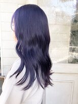 アミュレ(Amule)&nbsp;艶感たっぷりのロングヘアパープルラベンダーグレージュ40代代田