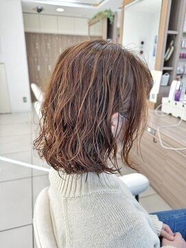 アッシュ 鶴ヶ峰1号店(Ash) 大人っぽいしっかりめウェーブパーマ[横浜/鶴ヶ峰/パーマ]