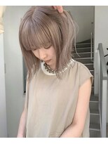 ロイリー バイ ローウェ 立川(Loely by Louwe)&nbsp;ベージュ/ハイトーン/レイヤー/ボブ/立川/髪質改善/ヘアセット