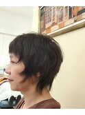 大人女子必見！！フワ軽ショートウルフ♪