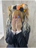 盛り髪