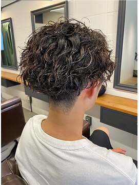 クフィア メンズヘアー カンポ 天王寺店(CUFFIA MEN'SHAIR CAMPO) 韓国マッシュ/ベリーショート/ダークアッシュ/スパイラルパーマ