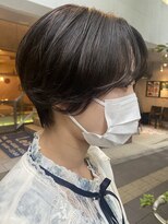 エトラ 渋谷店(etora)&nbsp;マッシュショート　黒髪　丸みショート