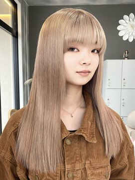 レド(LeDo) ホワイティーベージュ【四日市/ブリーチ/髪質改善】