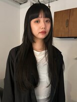 ルーム(Loom.)&nbsp;ぱっつん前髪　ワイドバング　ニュアンスレイヤー