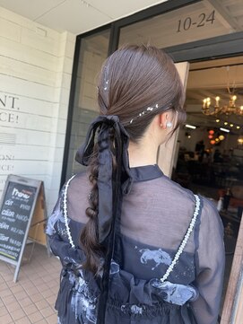 フルアヘッド(FULL A HEAD) 編みおろしアレンジ