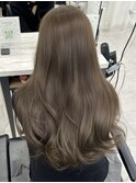 アッシュベージュ  オリーブベージュ  透明感カラー