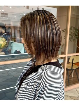 アッシュ 横浜瀬谷店(Ash) 【メンテナンスで差がつく】白髪ぼかしハイライトのリタッチ術