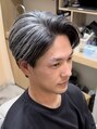 ソレリア(Soleria) 白髪ヘアに似合うイケオジかき上げヘア