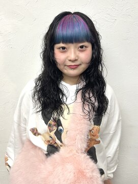 ヨハク 大阪梅田中崎町(yohaku) 前髪デザインカラー