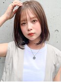 シースルーバング美髪前髪モテ髪愛されうる艶髪大人可愛い