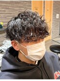 メンズパーマ/波巻き/ツイスト/スパイラル/ニュアンスパーマ