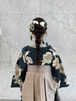 【お電話にて受付中☆】成人式・卒業式・結婚式などの着付けはお任せ♪ヘアセットも美しく仕上げます◎