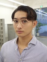 ヒュー 広島(HEW)&nbsp;松田翔太風/短髪黒髪/ツーブロック/刈り上げ/センターパート