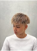 MEN’S HAIR/サーフカール/刈り上げセンターパート/髪質改善