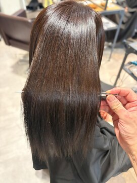 レオン(Re:ON) 縮毛矯正×セミロング