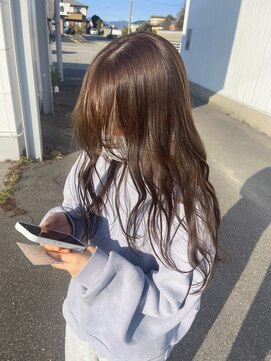 美容室 サワコ 国府店(SAWAKO) 根本から可愛いtossyオリジナルヘーゼルベージュ