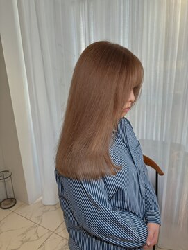 ガリカ 博多(Gallica) <ゲスト>ケアブリーチで明るめベージュ