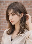 大人女子色気ウルフパーマウェーブ巻き甘め愛され韓国風くびれ