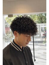 ツイストスパイラルパーマで立体感のあるヘアに♪硬い髪質も柔らかい質感に仕上がります。【栄/矢場町】