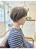 20代、30代大人ナチュラルショート/大人ショート/小顔ショート