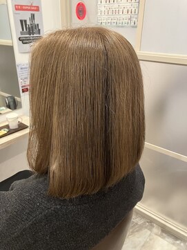 リシェイル(RICHAIR) 縮毛矯正毛×ミルクティーグレージュ
