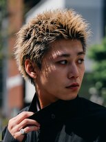 バイフィフス 原宿/表参道(by fifth) 緩め波巻きスパイラルパーマシャドウパーマメンズセンターパート