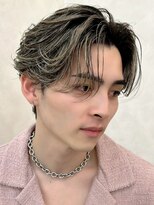 ルーシー 名古屋栄(LUCEY) センターパートニュアンスパーマフェザーパーマ波巻きパーマ
