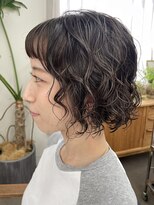 ユノ(juno) 【中目黒】ミニボブパーマ☆くるくるパーマレイヤーボブパーマ