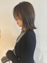 ニア(nir.) ひし形レイヤーボブ/切りっぱなしボブ/ナチュラルショート/