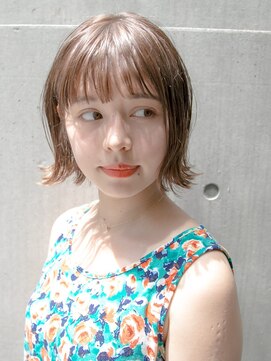 ルティア 池袋(Lutia) ハイトーンベージュボブ