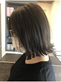 切りっぱなしボブ