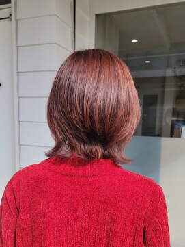 ヘアーズ 本店(HAIRZ) 《HAIRZ》平田☆大人可愛い外ハネウルフ