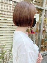 ネオリーブ アンド 渋谷店(Neolive &)&nbsp;斜めバング/グレージュカラー/シルキーベージュ/韓国/渋谷