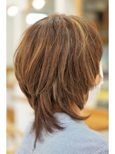 クラップス クリエイティブヘアー(CLAPS CREATIVE HAIR) 大人のハイライト　マッシュウルフ