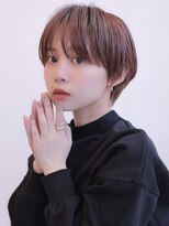 アグ ヘアー リズ 田辺銀座通り店(Agu hair liz) 《Agu hair》ピンク×艶マッシュショート