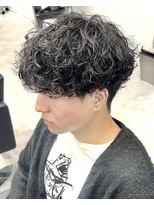 リベル(LIBER)&nbsp;八王子/八王子駅/波巻きスパイラルパーマ/men's/眉毛