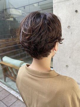 リンクル 自由が丘(lincle) ショートヘア×パーマヘア【髪質改善・自由が丘】グランマッシュ