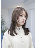 マスタード(MASTARD)&nbsp;トープカラー×レイヤーカットミディ