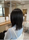 大人可愛い◎20代30代40代セミディブラウンシアーカラー