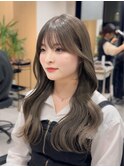 ロングヘア/韓国巻き/大人巻き/顔周りカット［薬院］
