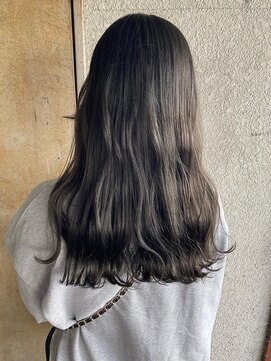 ガーデンヨコハマ(GARDEN YOKOHAMA) カーキオリーブグレージュブリーチなしイメチェンロング秋カラー