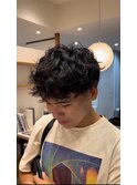 大人メンズスパイラルカール