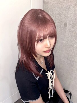 ザ オーダー(THE ORDER) ピンクベージュ 暖色艶感カラーブリーチ1回 ハイトーン栄