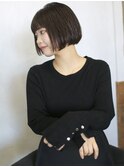 天神【BIRTH】暗髪ワンカールミニボブ似合わせカット　3