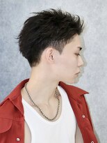 エース(ACES)&nbsp;刈り上げスパイキーショートリバースアップバングツーブロック