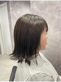 イルミナカラー×外ハネボブ【中野美容室/新中野/東中野】