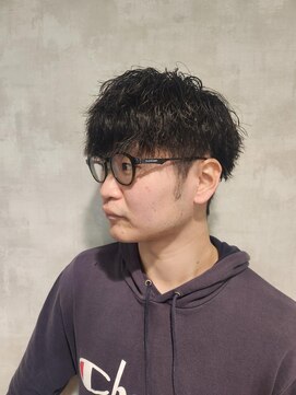 ヘアーデザイン ビビッドリンク(HAIR DESIGN VIVID link) 縦落ちツイスパ