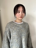 ロールアップスリーブス(ROLL UP SLEEVES)&nbsp;顔まわりカット　/ グレージュ