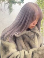 ハーシーバイアポロ 相模大野(HERSHE by apollo)&nbsp;xバレイヤージュ/ホワイトグレージュ/レイヤーカット